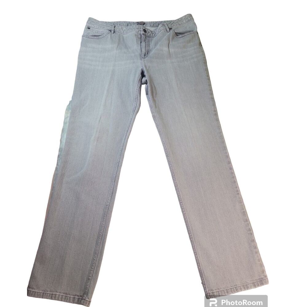 J Jill Slim Leg Gray Denim Jeans 16 Effortless Chic Casual EUC
